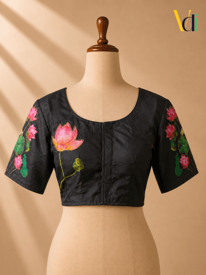 Kamadhenu Lotus Saree Blouse