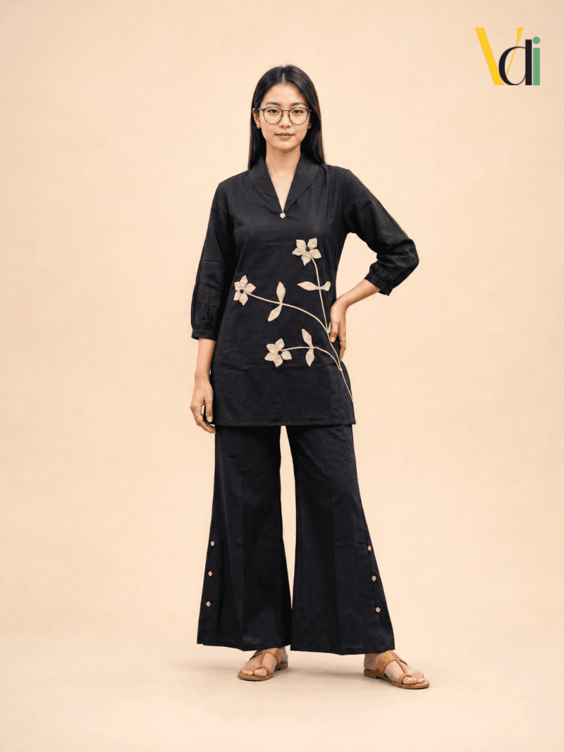Karuppu Poo Co-Ord Set