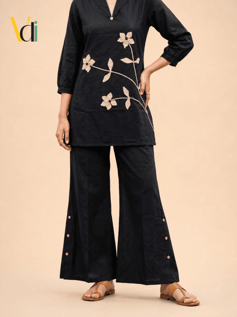 Karuppu Poo Co-Ord Set — alternate view