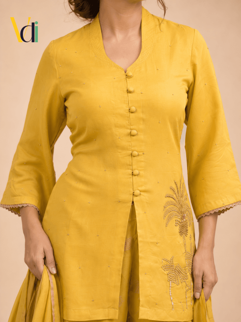 Haldi Noor Sharara Set — alternate view