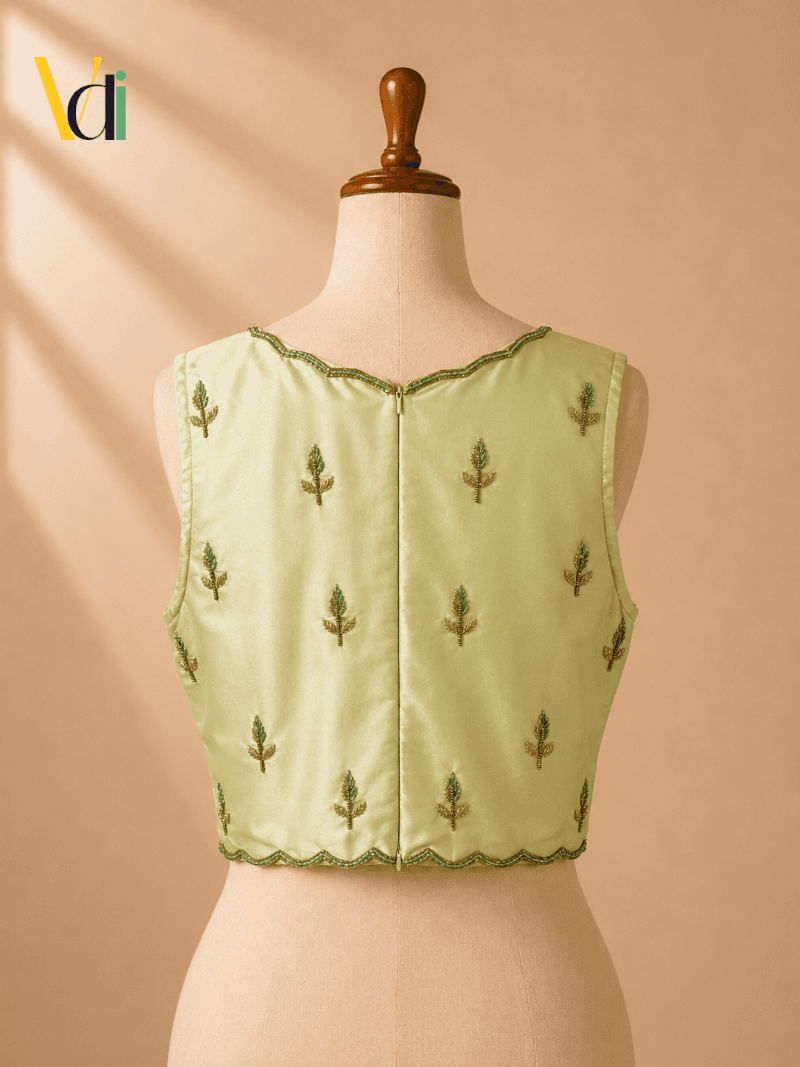 Pista Valli Saree Blouse — alternate view